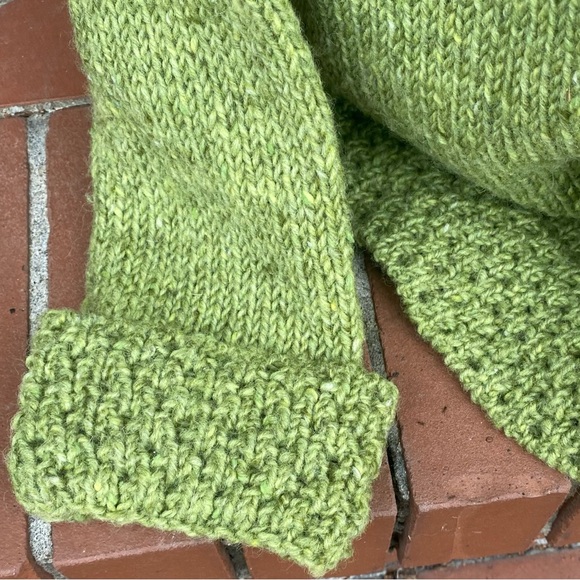 GLENDALOUGH WOOLEN MILLS HAND KNIT 100% PURE WOOL SWEATER SZ L - Picture 4 of 16